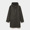 Parka imperm&eacute;able coupe-vent &agrave; capuche vert kaki homme