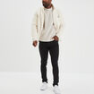 Pull col rond &agrave; manches longues beige homme
