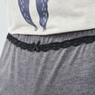 Bas de pyjama gris foncé femme