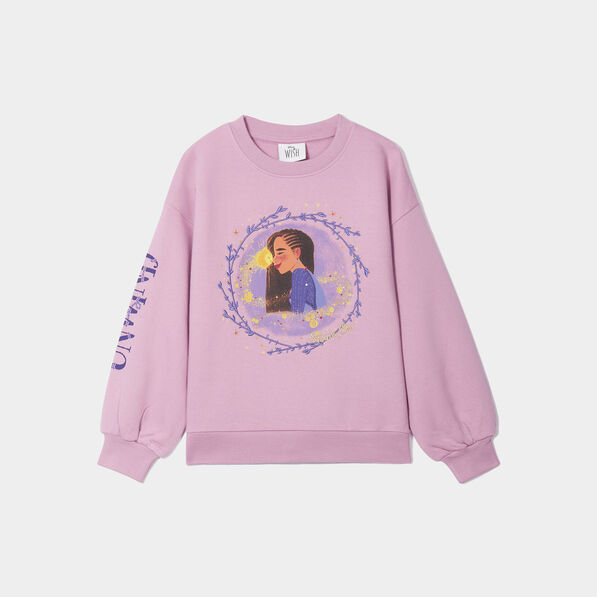 sweat wish asha et la bonne etoile parme fille Sweat Wish Asha et la bonne étoile parme fille