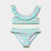 Maillot de bain 2 pi&egrave;ces vert clair fille