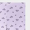 Legging long élastiqué coton mauve fille