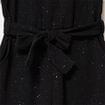 Combinaison pantalon &agrave; paillettes noir fille