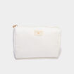 Trousse de toilette coton ivoire mixte