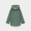 Imperm&eacute;able coupe-vent &agrave; capuche vert kaki fille