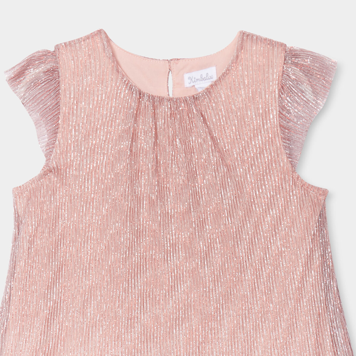Ensemble de f&ecirc;tes robe et collants rose clair b&eacute;b&eacute; fille