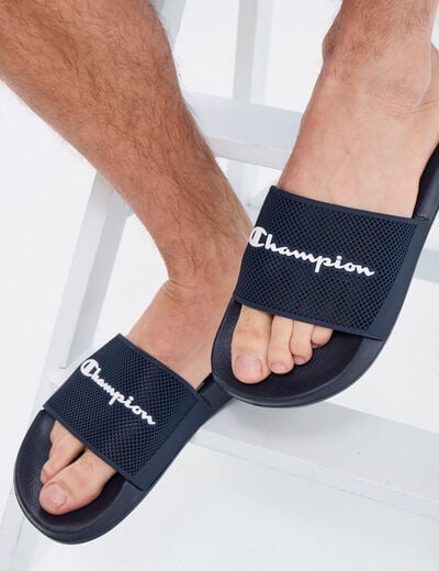 Mules Champion Daytona bleu homme