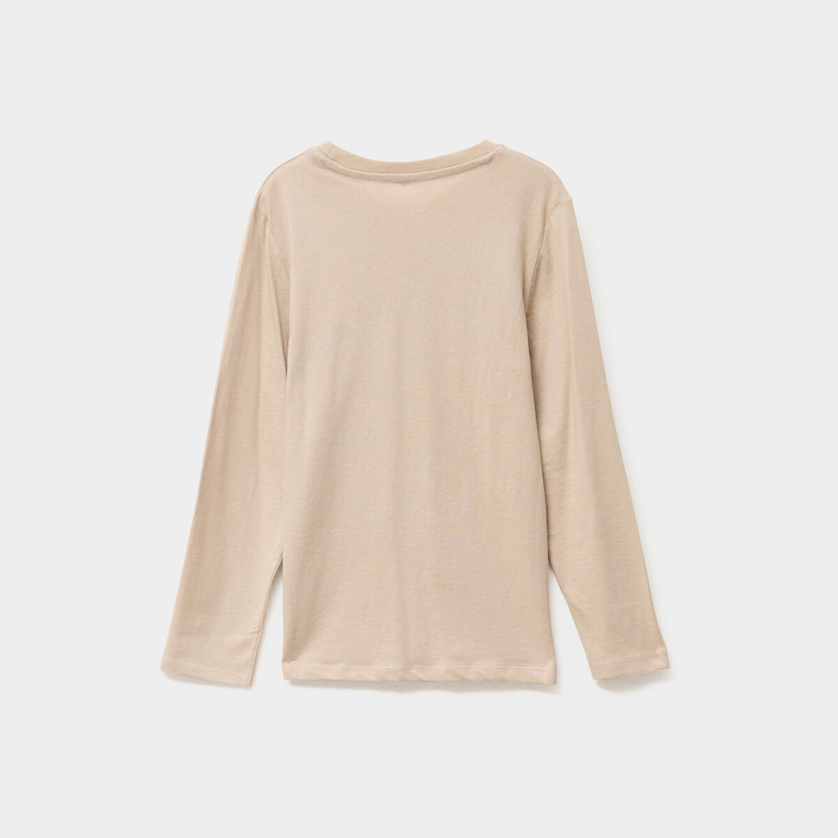 T-shirt manches longues coton gris foncé garçon