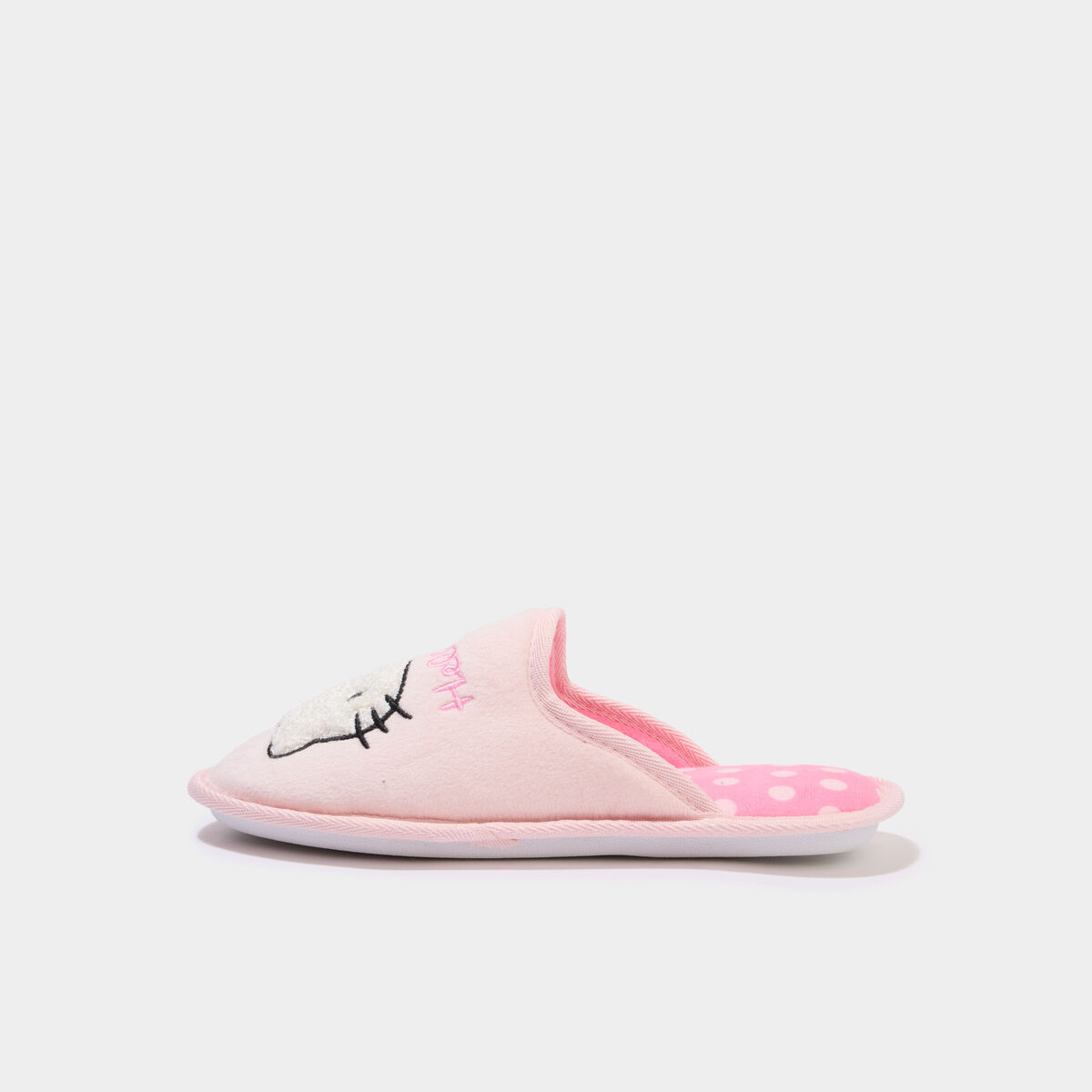 Chaussons mules Hello Kitty rose femme