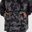 Sweat de pyjama oversize effet velours noir homme