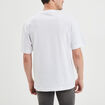 T-shirt oversize manches courtes Liberto blanc homme