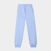 Pantalon de jogging molleton bleu clair fille