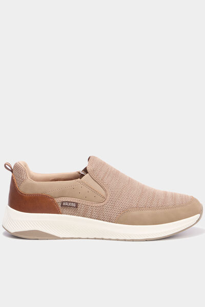 Baskets semelles &eacute;paisses sable homme