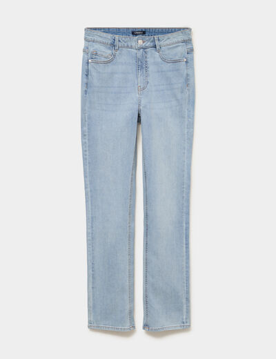 Jeans regular 5 poches coton denim double stone femme