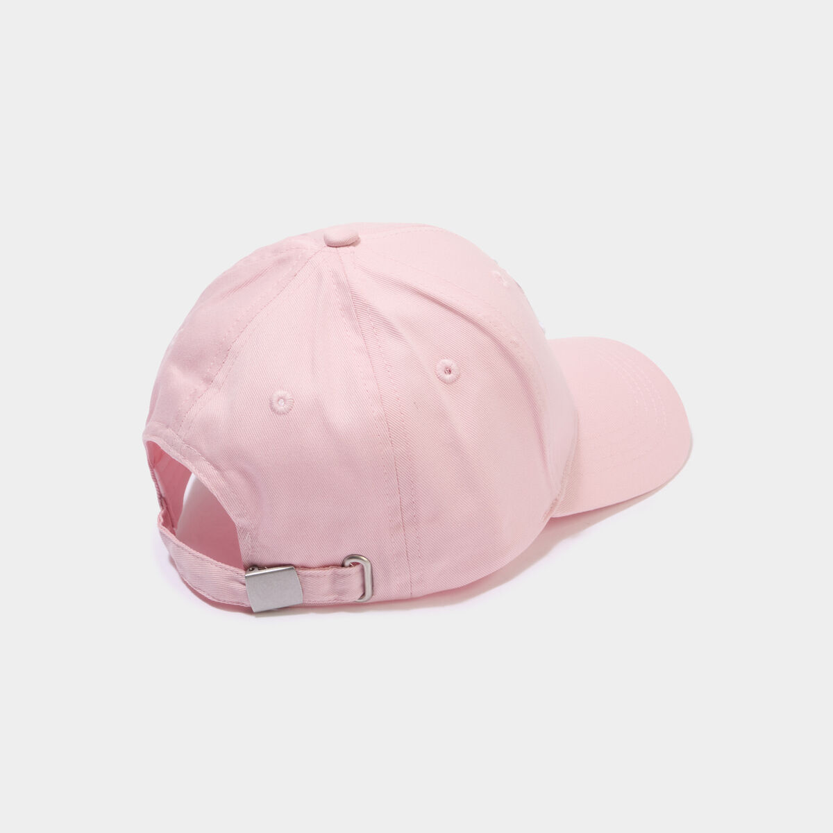 Casquette brod&eacute;e coton rose femme