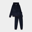 Ensemble pyjama velours avec sweat bleu fonc&eacute; homme