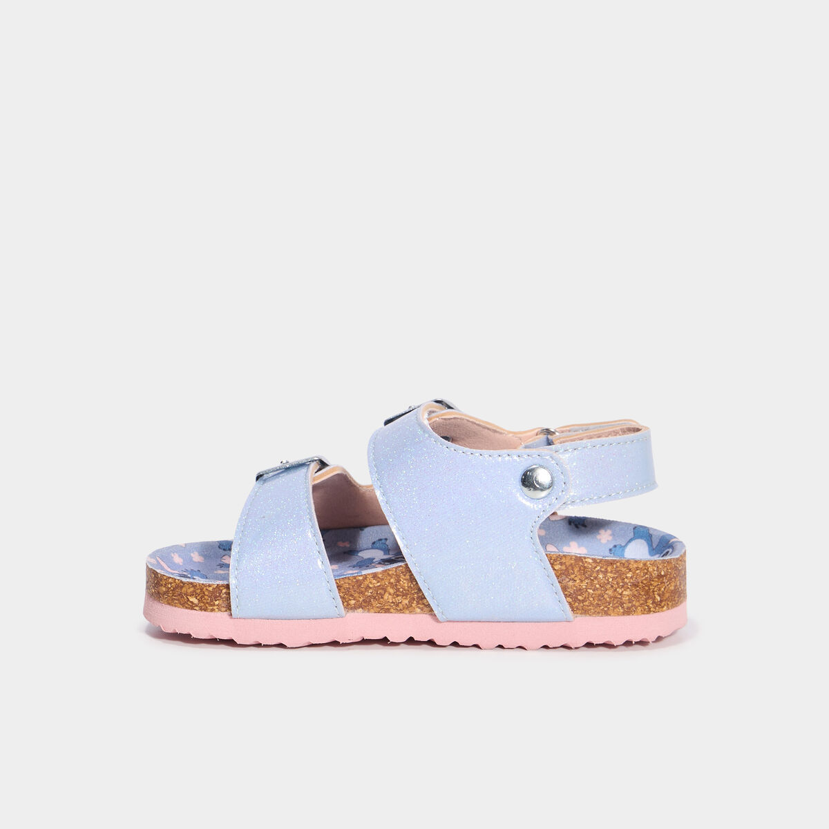 Sandales à paillettes Stitch bleu fille
