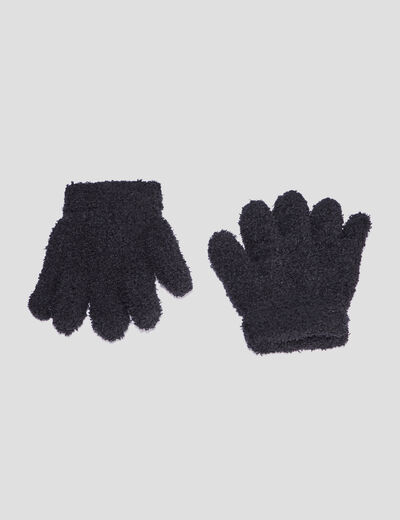 Gants noir fille