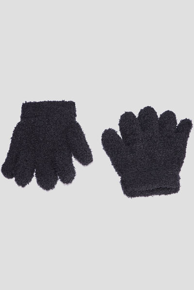 Gants noir fille