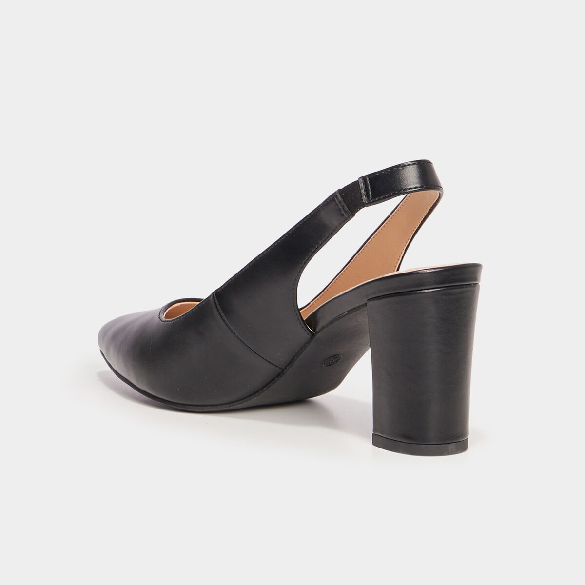 Escarpins &agrave; talons bouts pointus noir femme