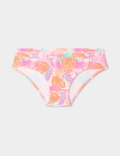 Bas de maillot de bain shorty orange femme