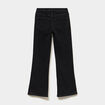 Jegging bootcut taille &eacute;lastiqu&eacute;e denim noir fille