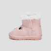 Bottes fourr&eacute;es rose b&eacute;b&eacute; fille