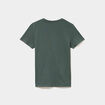 T-shirt en coton manches courtes vert fonc&eacute; gar&ccedil;on