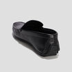 Mocassins en cuir noir homme
