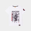 T-shirt manches courtes Naruto Akatsuki blanc garçon