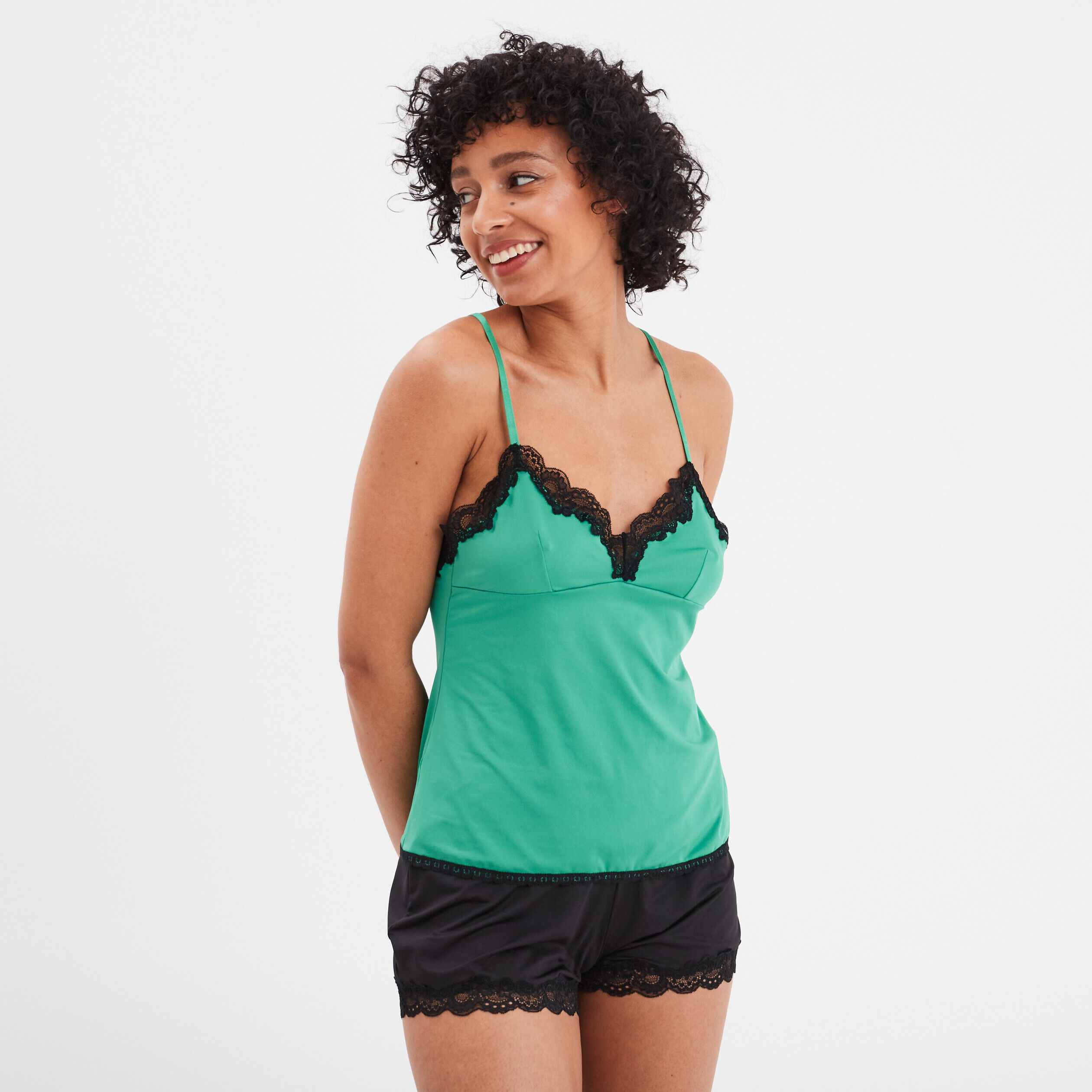 Ensemble pyjama 2 pièces vert menthe femme MOSQUITOS