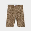 Short cycliste coton stretch beige femme