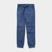 Pantalon battle taille &eacute;lastiqu&eacute;e coton bleu fonc&eacute; gar&ccedil;on