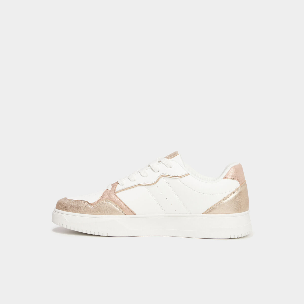 Tennis basses à lacets Creeks rose femme