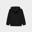 Sweat zipp&eacute; &agrave; capuche noir gar&ccedil;on