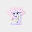 T-shirt manches courtes coton Stitch multicolore fille