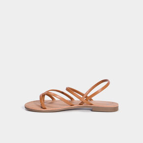 sandales plates marron femme Sandales plates marron femme