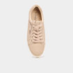 Tennis basses zipp&eacute;es sable femme