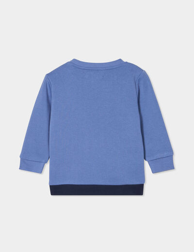 Ensemble 2 pièces sweat et jogging bleu marine bébé garçon