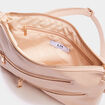Sac en bandoulière détails zippés ivoire femme
