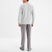 Ensemble pyjama 2 pièces haut et bas gris homme