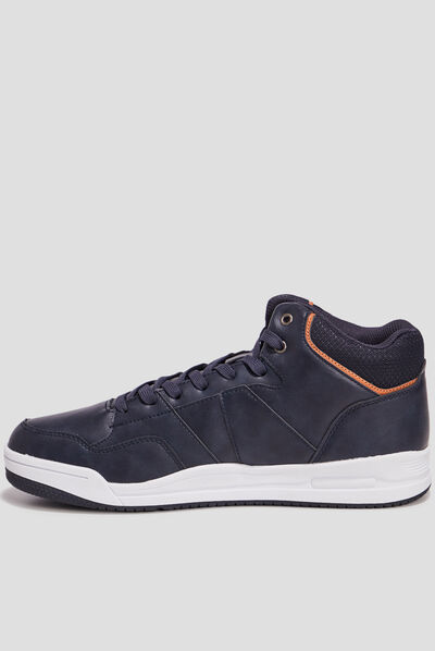 Baskets montantes Creeks bleu marine homme