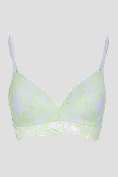 Soutien-gorge triangle blanc femme