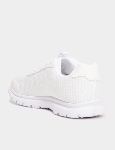 Baskets running Run-Up blanc femme