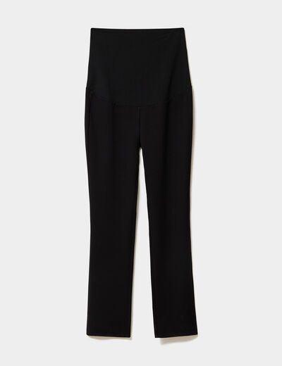 Pantalon maternit&eacute; confort stretch noir femme maternit&eacute;