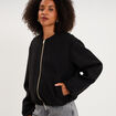 Veste boule oversize noir femme
