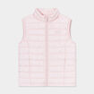 Doudoune l&eacute;g&egrave;re sans manches imperm&eacute;able rose clair fille