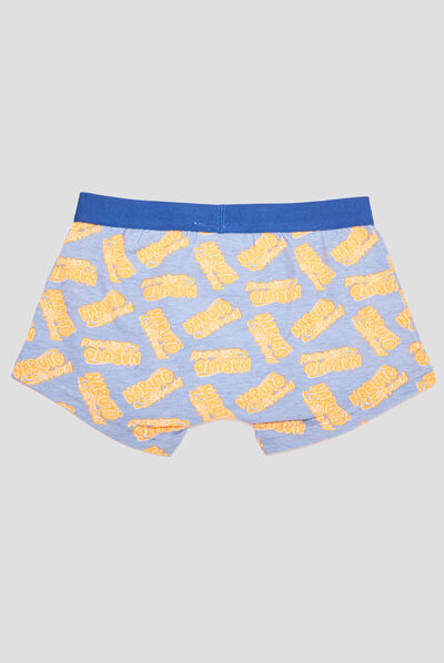 Lot 2 boxers coton Naruto bleu garçon