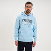 Sweat hoodie 1 poche et capuche bleu clair homme
