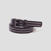 Ceinture avec clous noir femme